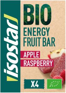 Isostar BIO Energy fruit bar apple raspberry 4 x 25 gr