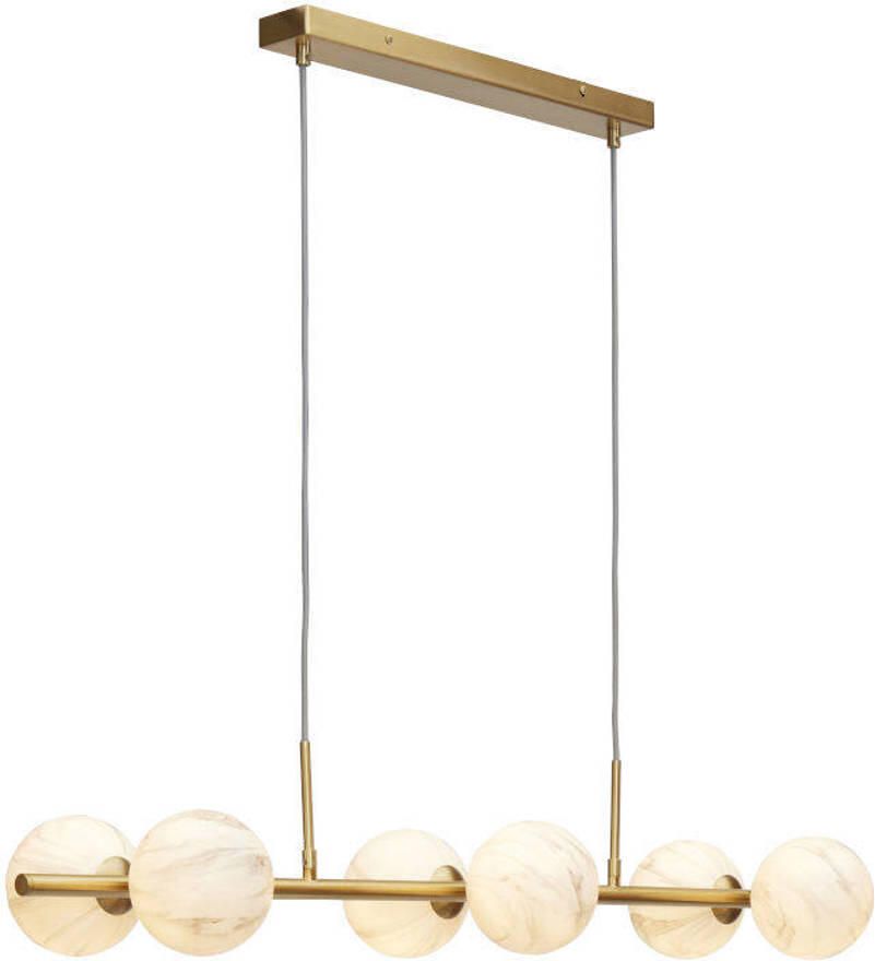 It's about RoMi its about RoMi Hanglamp Carrara 6-lamps Marmerlook Wit - Foto 2