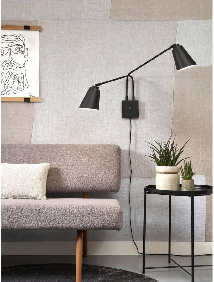 It's about RoMi its about RoMi Wandlamp Bremen 2-lamps Zwart - Foto 3