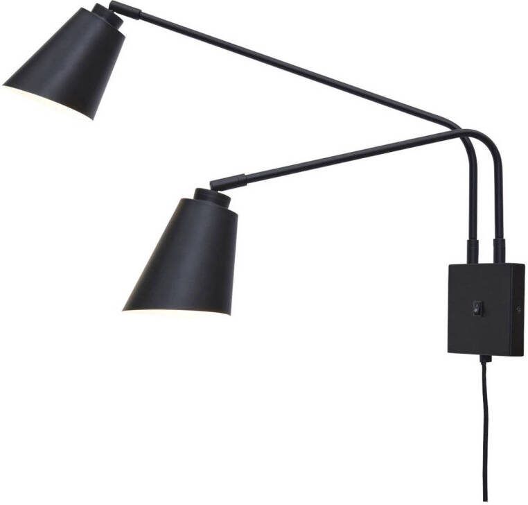 It's about RoMi its about RoMi Wandlamp Bremen 2-lamps Zwart