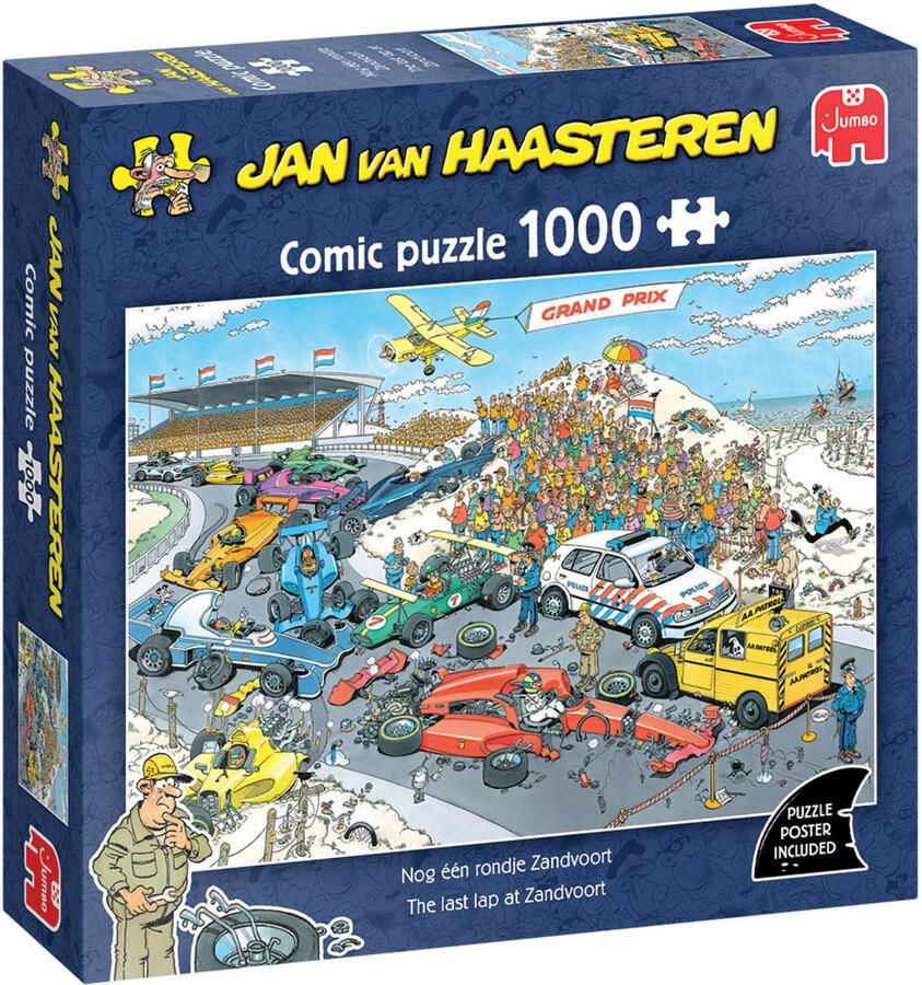 Jan van Haasteren Nog één rondje Zandvoort (1000)