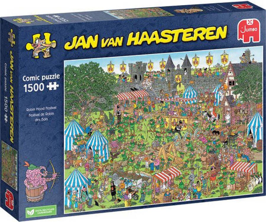 Jan van Haasteren Robin Hood Festival 1500 stukjes Puzzel Legpuzzel