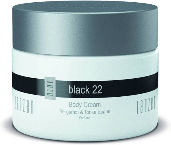 Janzen Body Cream Black 22 – Bodycrème – Fris en Kruidig – Lichaamsverzorging – 300 ml