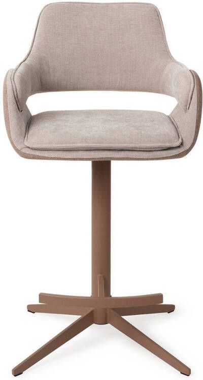 Jesper Home Barkruk Oketo Draaibaar No Grey Mouse (zithoogte 65cm)