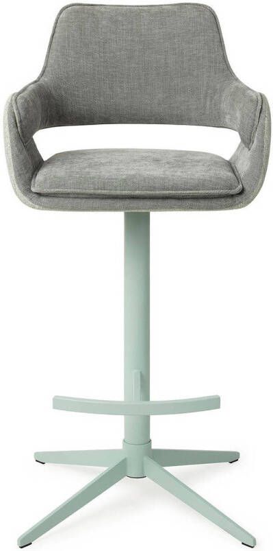Jesper Home Barkruk Oketo Draaibaar Green Midori (zithoogte 75cm)