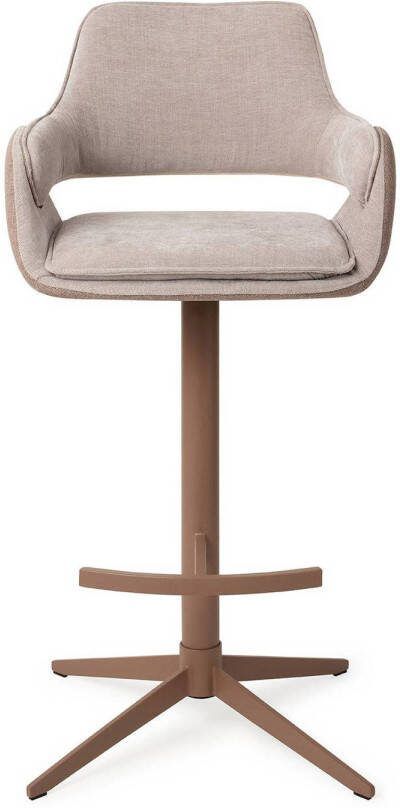Jesper Home Barkruk Oketo Draaibaar No Grey Mouse (zithoogte 75cm)