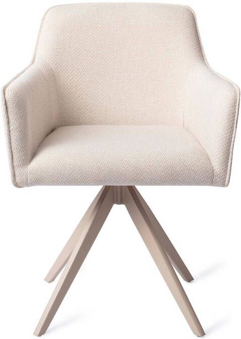 Jesper Home Draaibare Eetkamerstoel Hofu Turn Beige Enoki