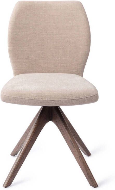 Jesper Home Eetkamerstoel Ikata Revolve Oak Walnut Sand Strand