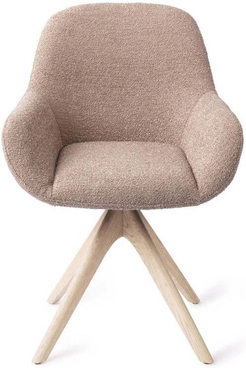 Jesper Home Eetkamerstoel Kushi Revolve Oak Bleach Stone Haze