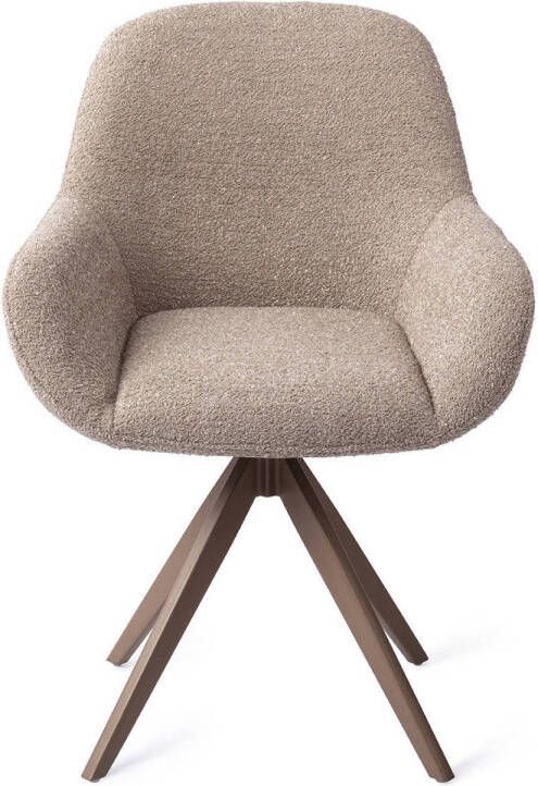 Jesper Home Eetkamerstoel Kushi Turn Brown Draaibaar Stone Haze