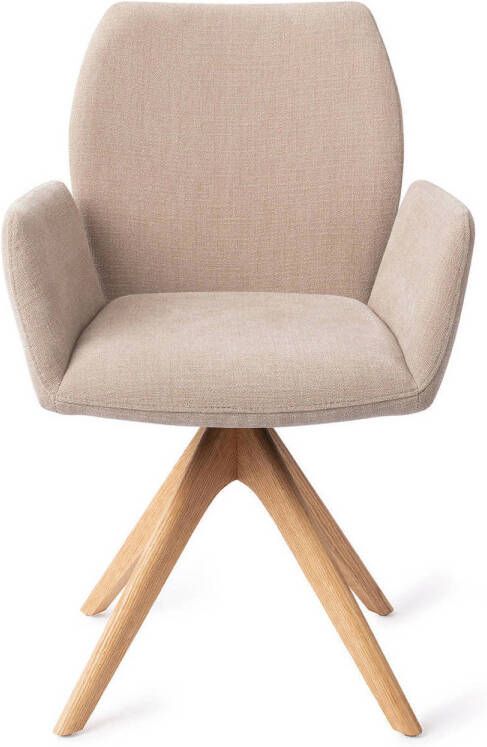 Jesper Home Eetkamerstoel Misaki Revolve Oak Natural Sand Strand
