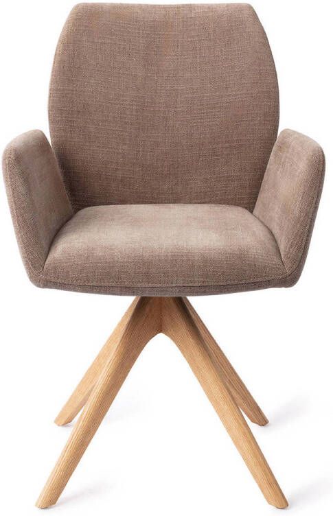 Jesper Home Eetkamerstoel Misaki Revolve Oak Natural Mocha Mist