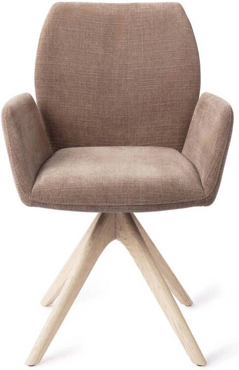 Jesper Home Eetkamerstoel Misaki Revolve Oak Bleach Mocha Mist