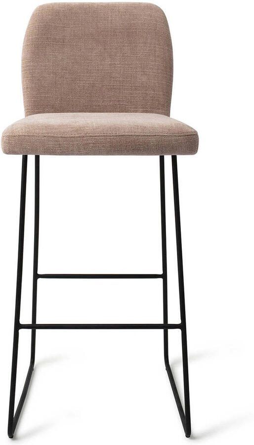 Jesper Home Barkruk Ikata Slide Black Mocha Mist (zithoogte 75cm)