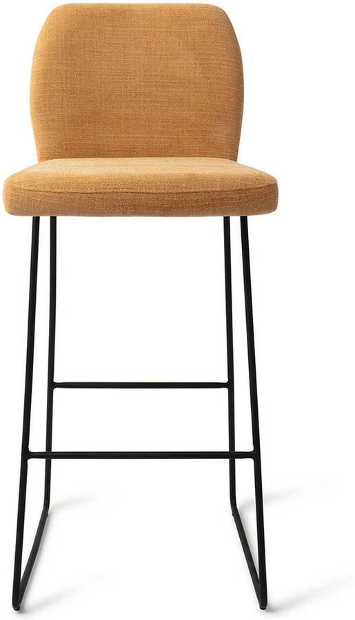 Jesper Home Barkruk Ikata Slide Black Honey Harvest (zithoogte 75cm)