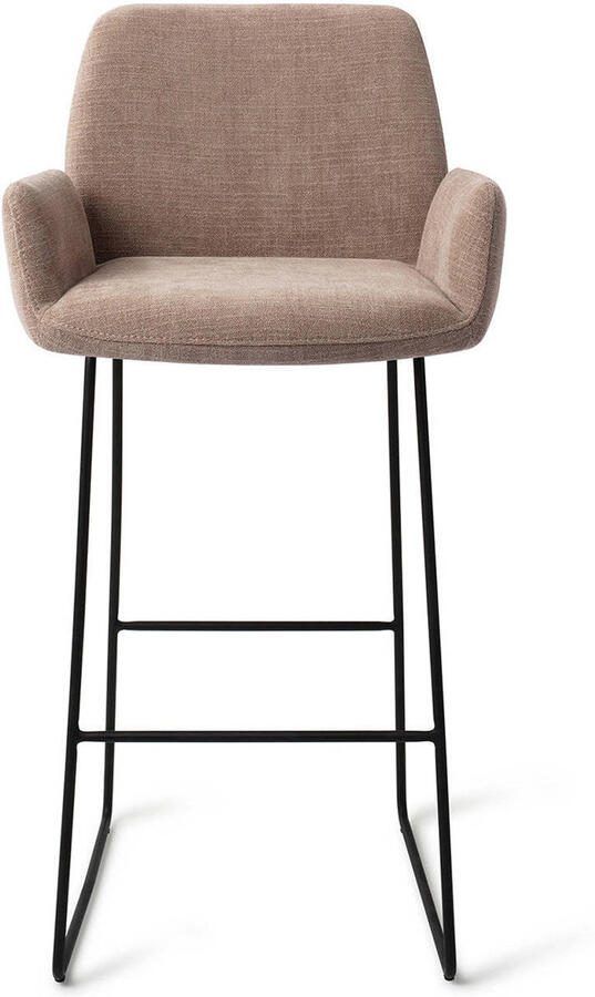 Jesper Home Barkruk Misaki Slide Black Mocha Mist (zithoogte 75cm)