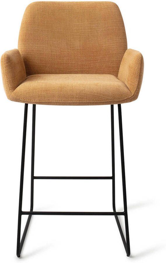Jesper Home Barstoel Misaki Slide Black Honey Harvest (zithoogte 65cm)