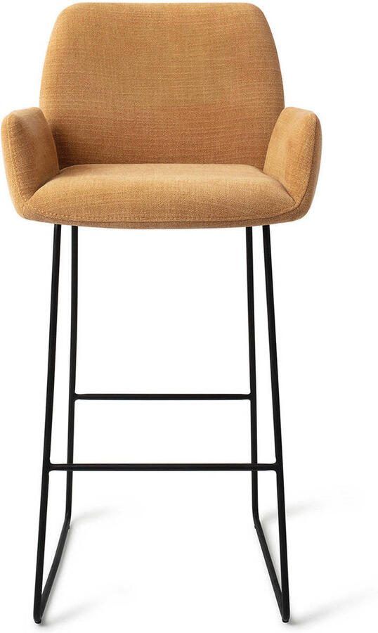 Jesper Home Barkruk Misaki Slide Black Honey Harvest (zithoogte 75cm)