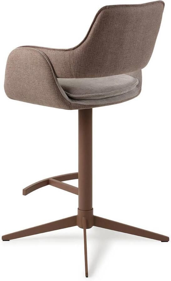 Jesper Home Barkruk Oketo Draaibaar No Grey Mouse (zithoogte 65cm)