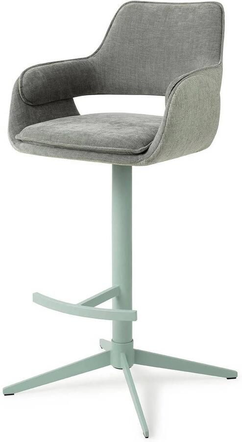 Jesper Home Barkruk Oketo Draaibaar Green Midori (zithoogte 75cm)