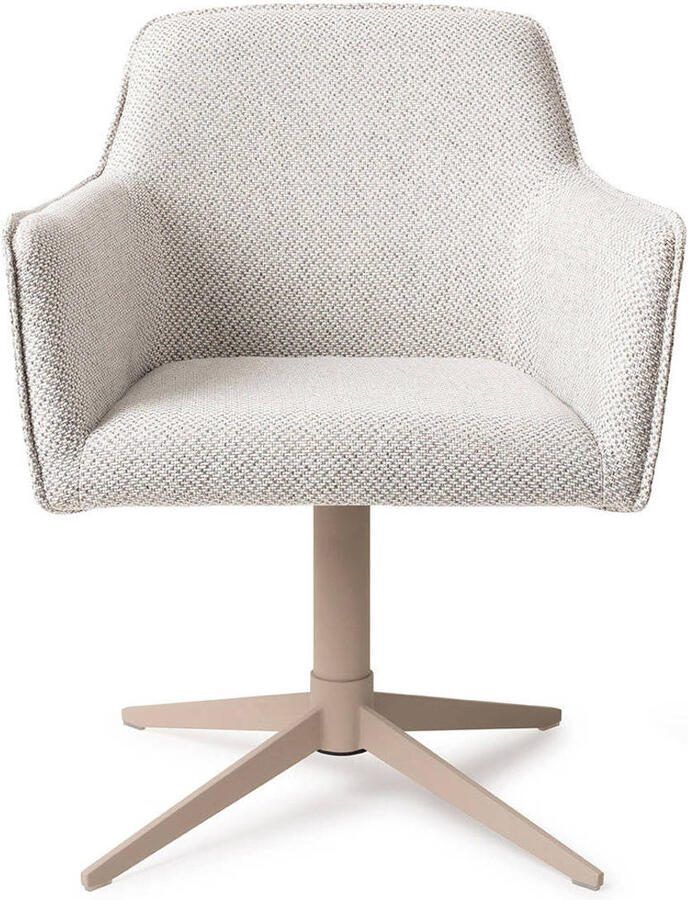 Jesper Home Eetkamerstoel Hofu Quad Beige Checkers Charm