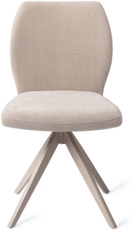 Jesper Home Draaibare Eetkamerstoel Ikata Turn Beige Sand Strand