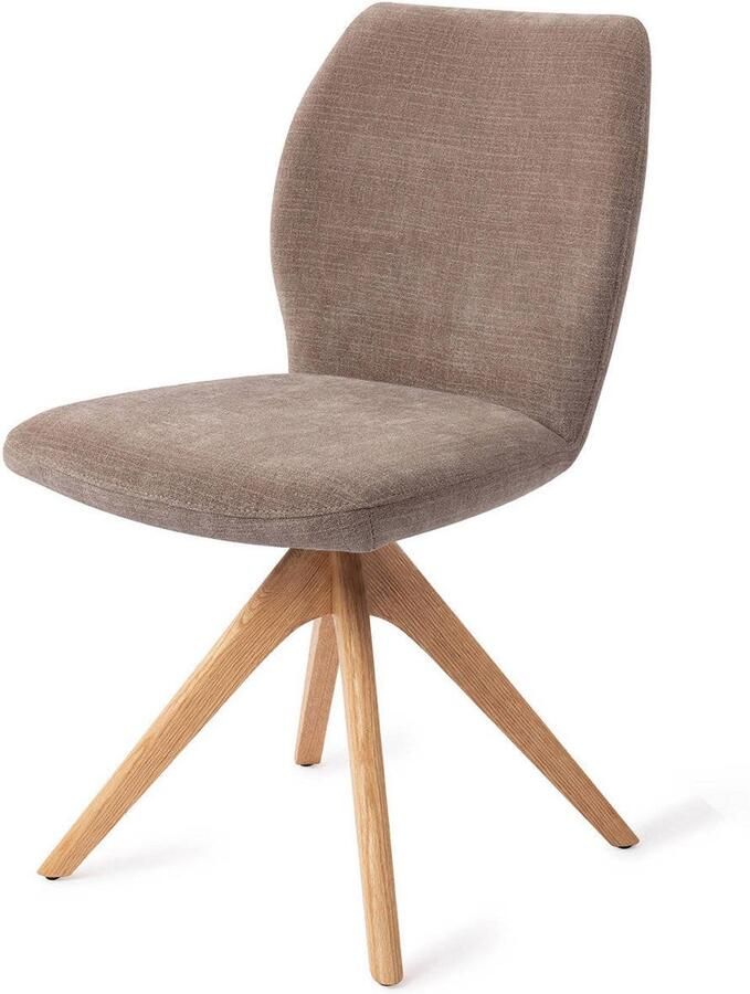 Jesper Home Eetkamerstoel Ikata Revolve Oak Natural Mocha Mist