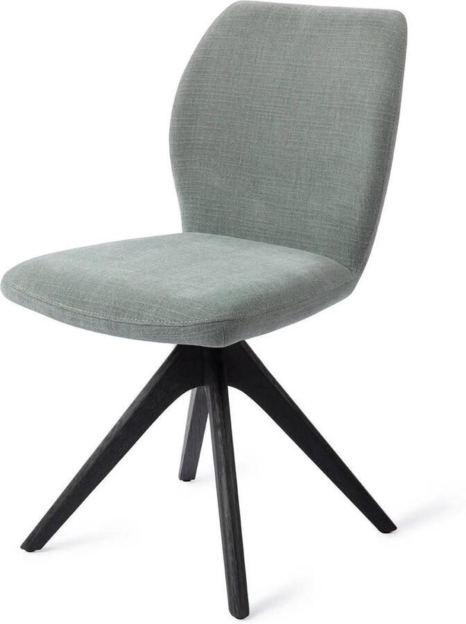 Jesper Home Eetkamerstoel Ikata Revolve Oak Black Breezy Blue