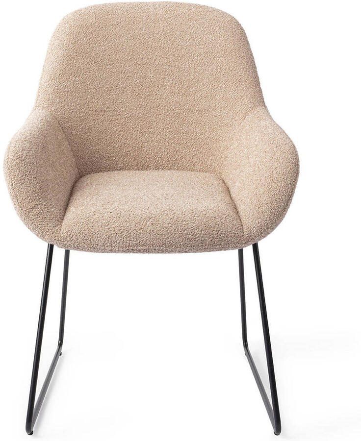 Jesper Home Eetkamerstoel Kushi Slide Black Flax Relax
