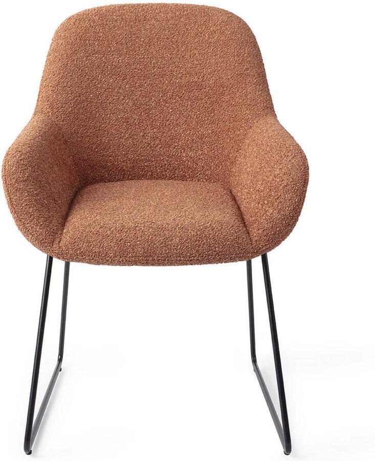 Jesper Home Eetkamerstoel Kushi Slide Black Amber Autumn