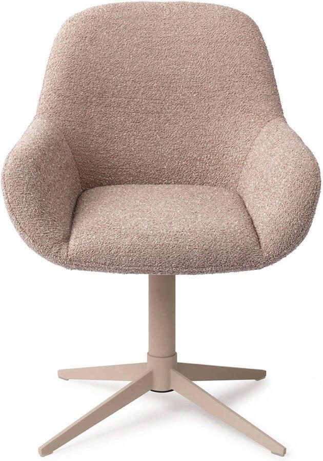 Jesper Home Eetkamerstoel Kushi Quad Beige Stone Haze