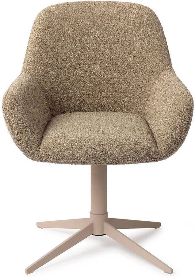 Jesper Home Eetkamerstoel Kushi Quad Beige Moss Meadow