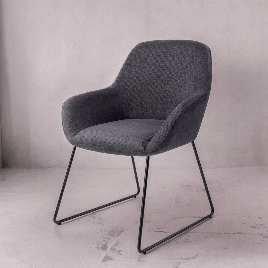 Jesper Home Eetkamerstoel Kushi Slide Black-Out