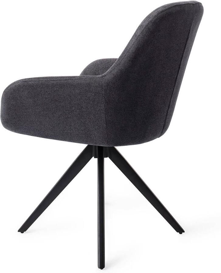 Jesper Home Eetkamerstoel Kushi Turn Black-Out