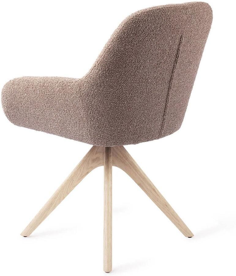 Jesper Home Eetkamerstoel Kushi Revolve Oak Bleach Stone Haze