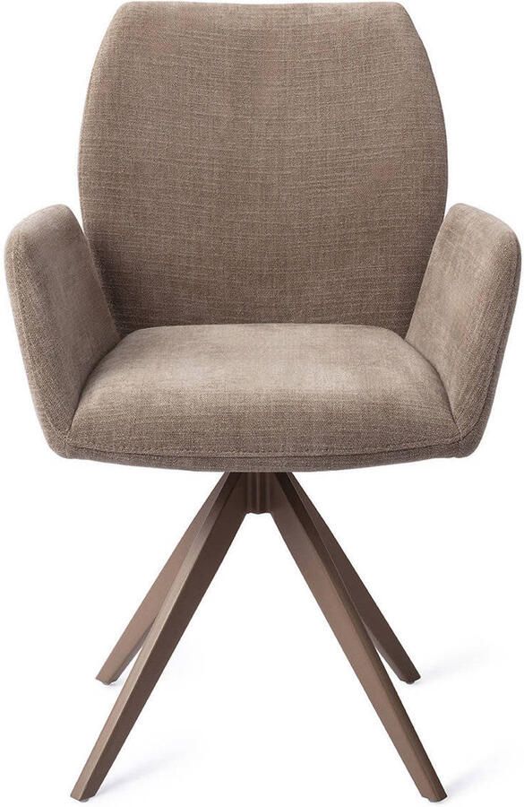 Jesper Home Draaibare Eetkamerstoel Misaki Turn Brown Mocha Mist