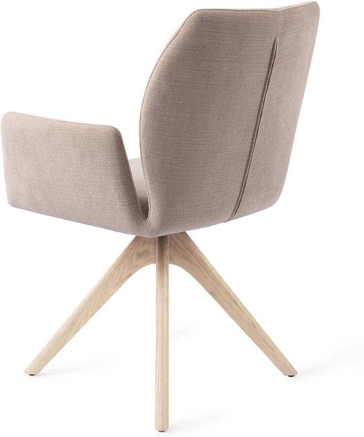 Jesper Home Eetkamerstoel Misaki Revolve Oak Bleach Sand Strand