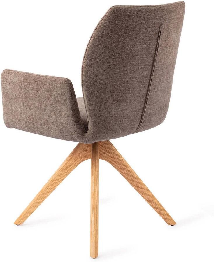 Jesper Home Eetkamerstoel Misaki Revolve Oak Natural Mocha Mist