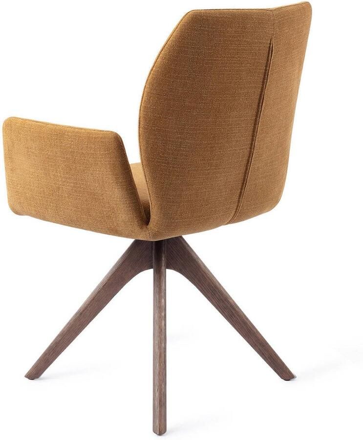 Jesper Home Eetkamerstoel Misaki Revolve Oak Walnut Honey Harvest