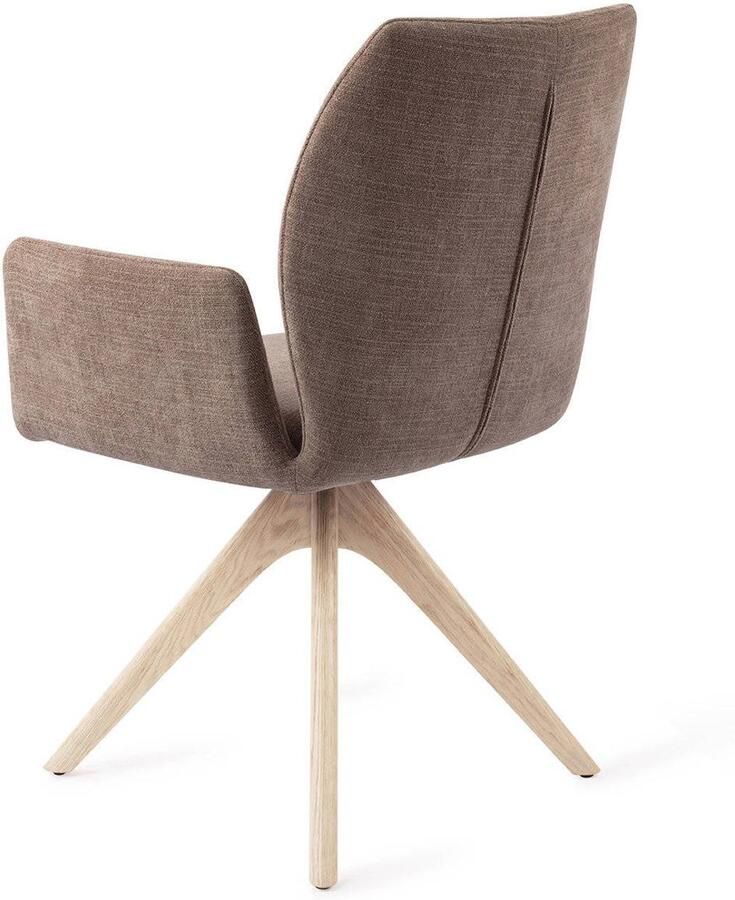 Jesper Home Eetkamerstoel Misaki Revolve Oak Bleach Mocha Mist