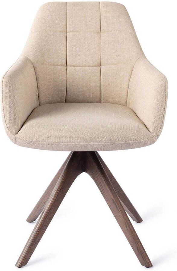 Jesper Home Eetkamerstoel Noto Revolve Oak Walnut Overnight Oats
