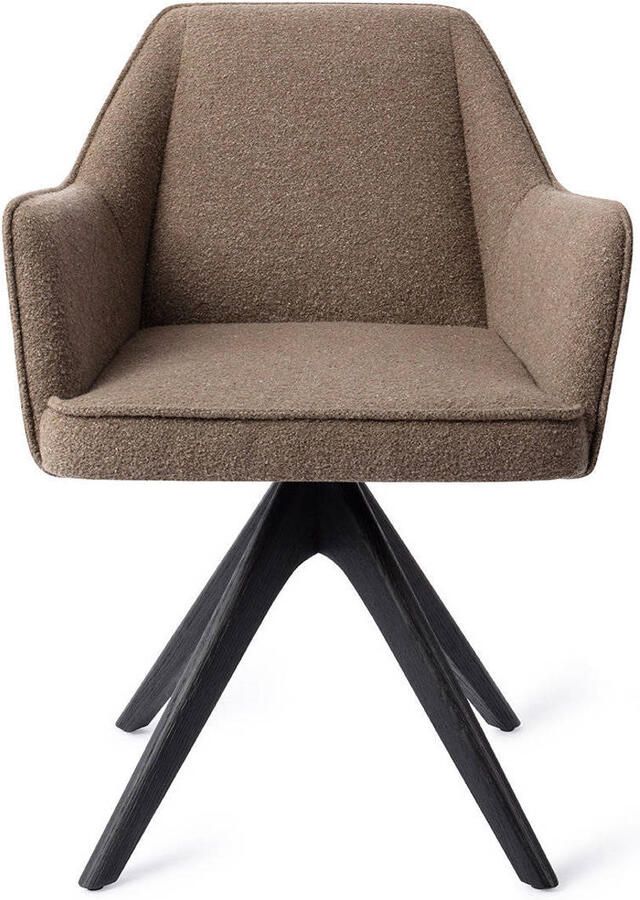 Jesper Home Eetkamerstoel Tome Revolve Oak Black Idaho Patato