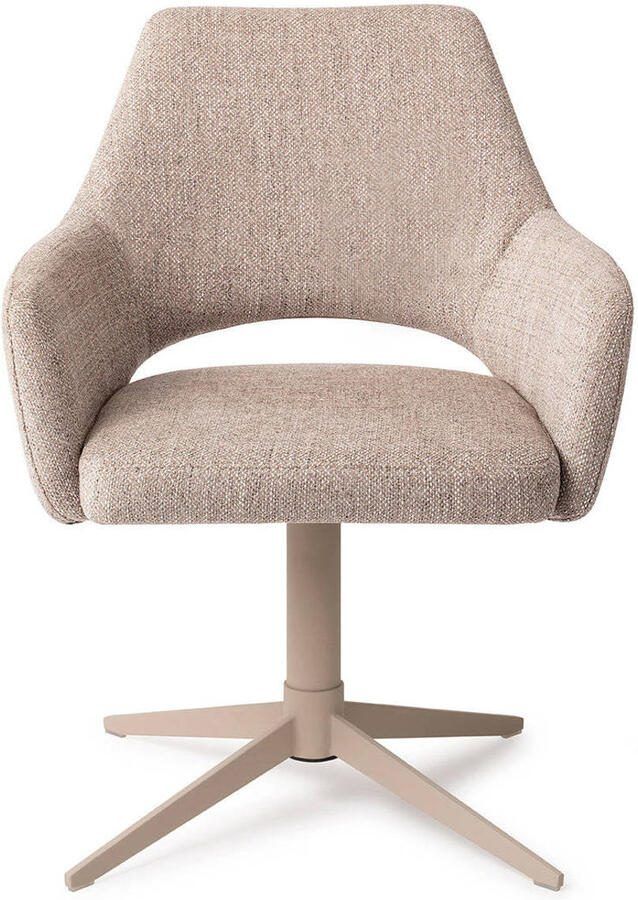Jesper Home Eetkamerstoel Yanai Quad Beige Biscuit Beach