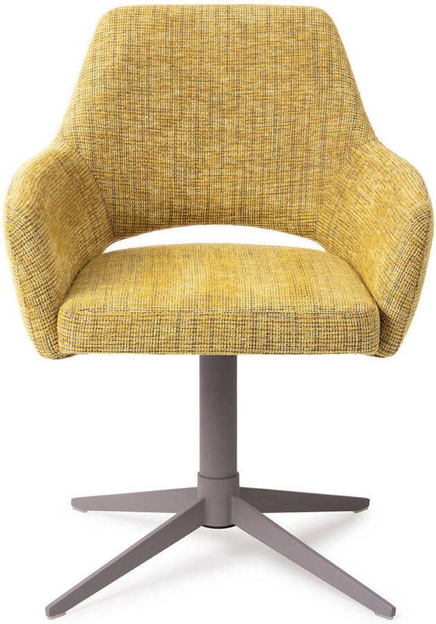 Jesper Home Eetkamerstoel Yanai Quad Grey Lemon Lines