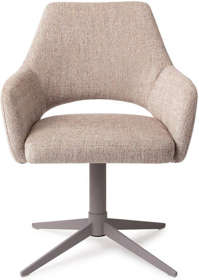 Jesper Home Eetkamerstoel Yanai Quad Grey Biscuit Beach