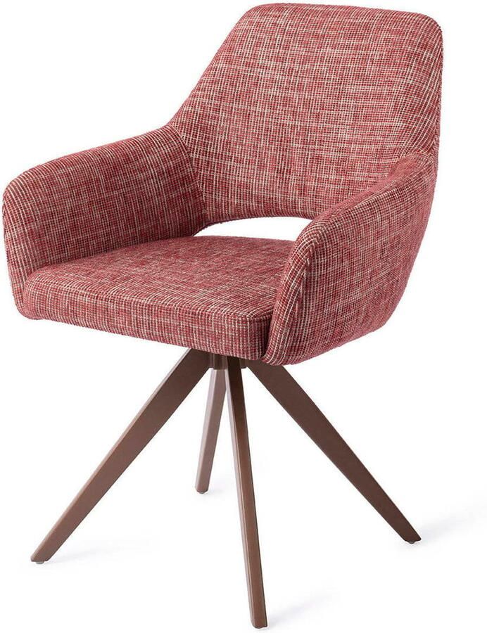 Jesper Home Eetkamerstoel Yanai Turn Brown Draaibaar Berry Bars