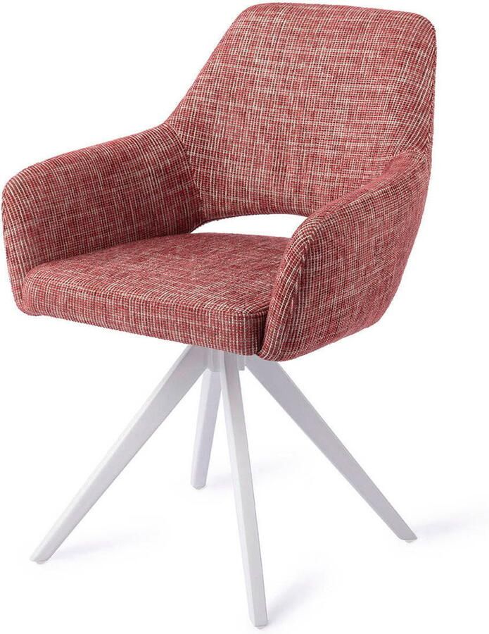 Jesper Home Eetkamerstoel Yanai Turn White Draaibaar Berry Bars