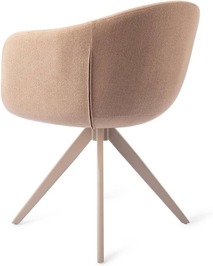 Jesper Home Draaibare Eetkamerstoel Yuni Turn Beige Mochachacha