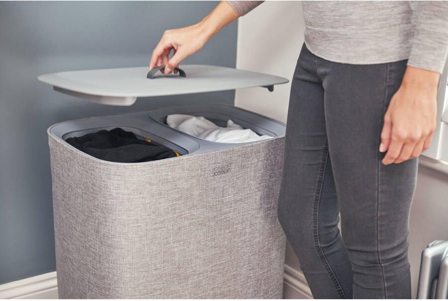 Joseph Tota Wasmand 90 liter met 2 Compartimenten met Handgrepen - Foto 3