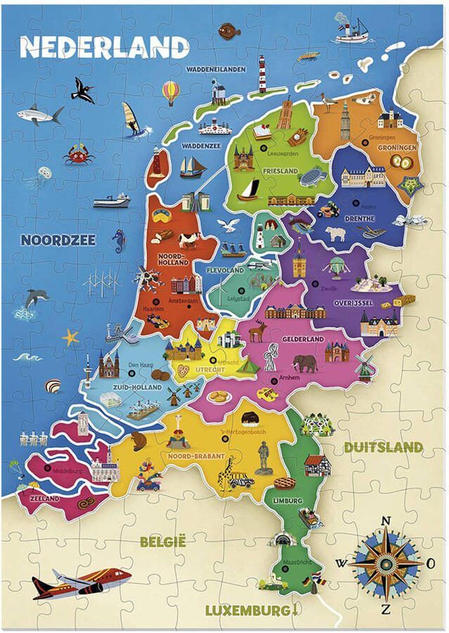 Jumbo Ik Leer Kaart van Nederland Educatief Spel - Foto 3